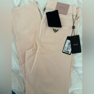 Armani Jeans Women's Light Pink Denim